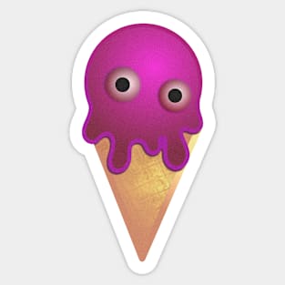 Eye Scream for Ice Cream Sticker